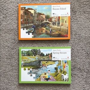 Jigsaw Puzzle Set - Burano Island & Spring Stream
